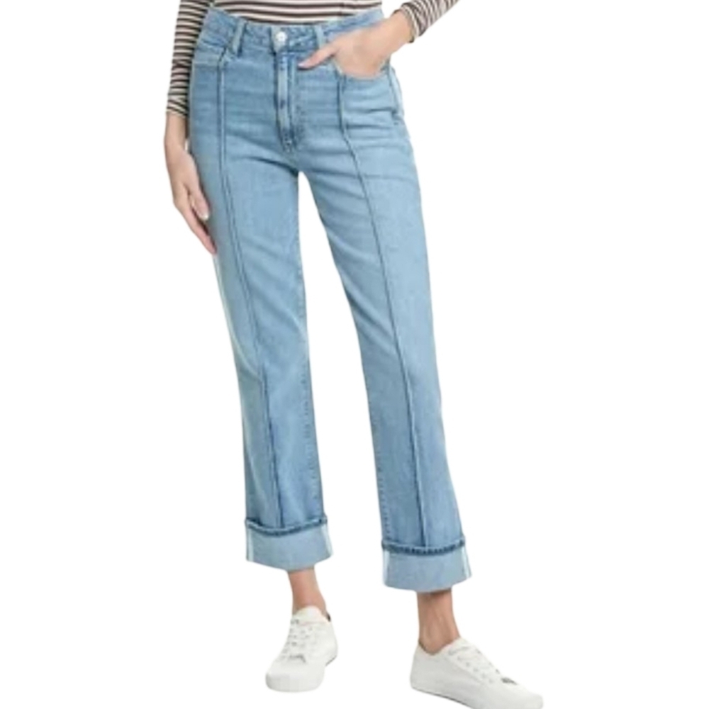 Paige Hoxton Slim jeans patch pockets front seams size 27